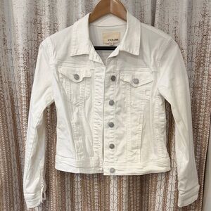 Sneak Peek Ivory Jean Jacket